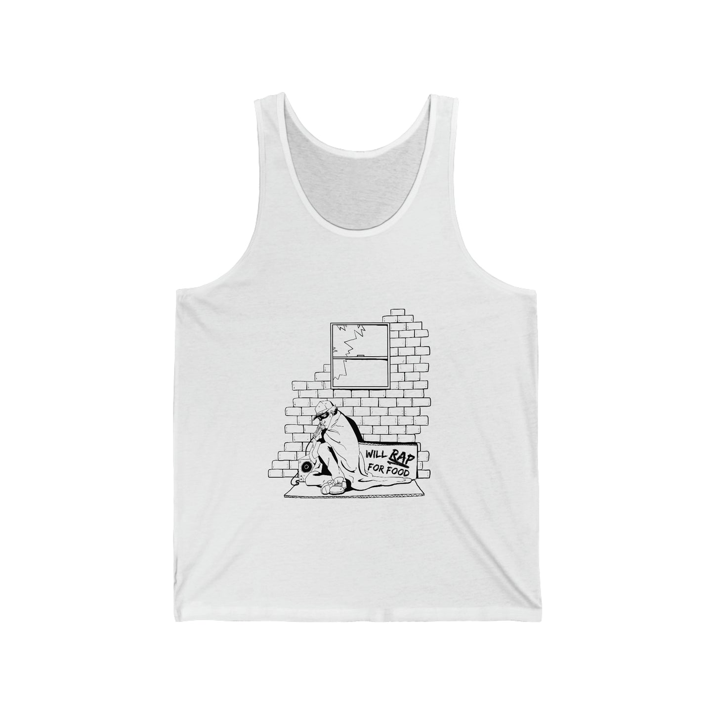 Tank Top | Will Rap For Food Design