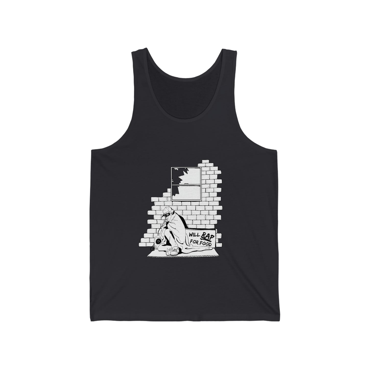 Tank Top | Will Rap For Food Design