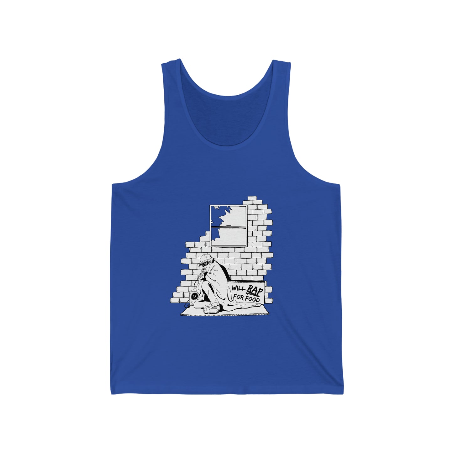 Tank Top | Will Rap For Food Design