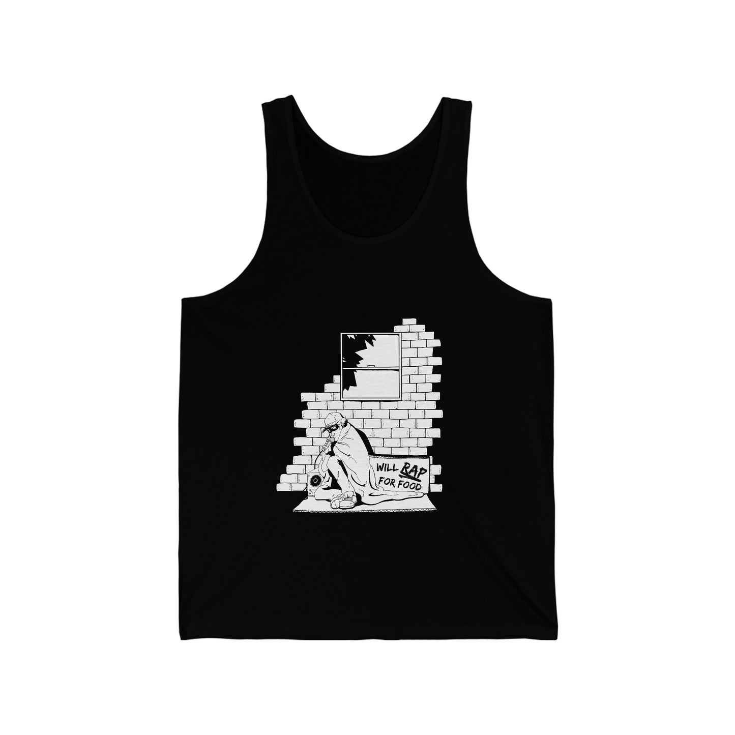 Tank Top | Will Rap For Food Design