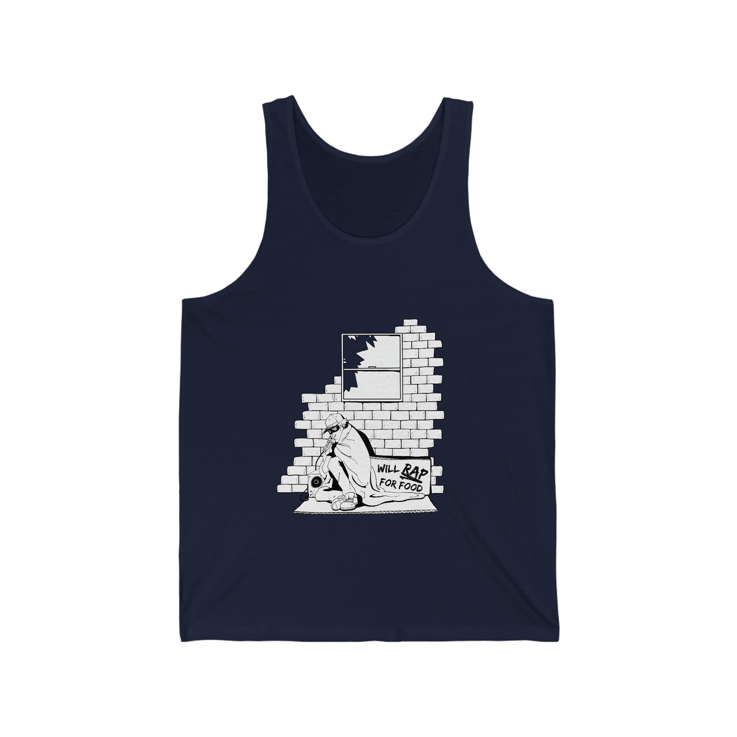 Tank Top | Will Rap For Food Design