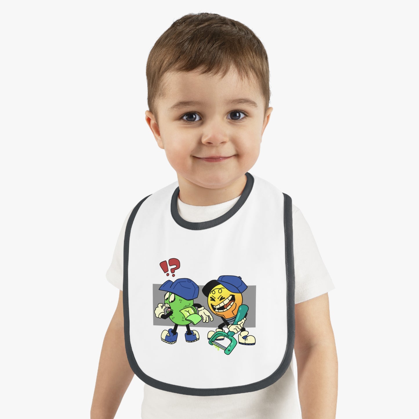 Baby Bib | Lime Peel Design