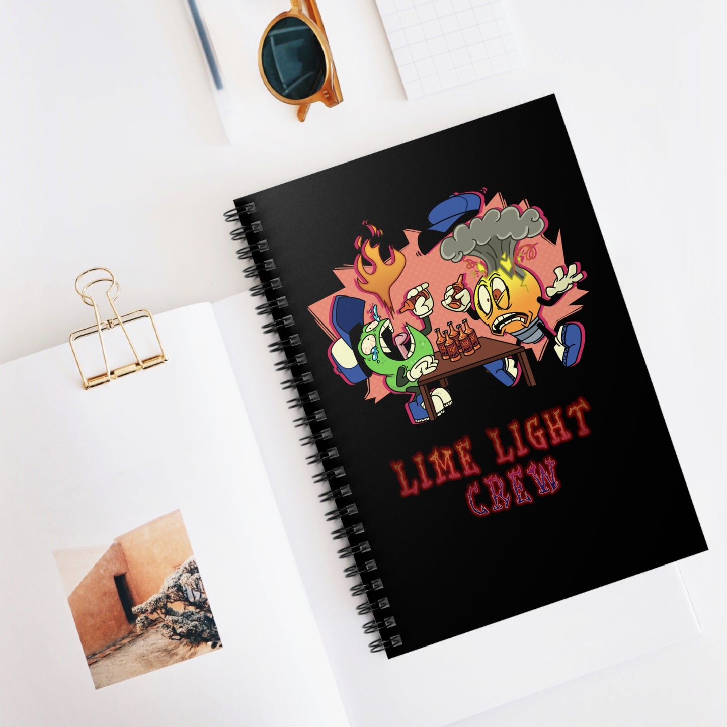 Spiral Notebook | Hot Sauce Design