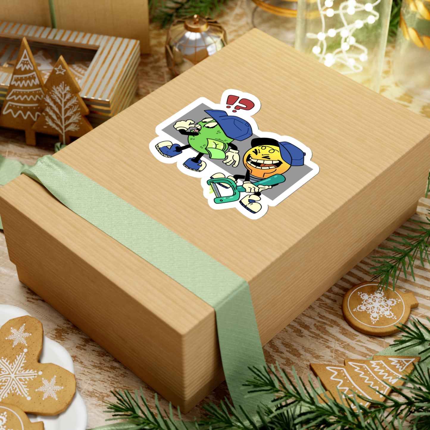 Kiss-Cut Stickers | Lime Peel Design