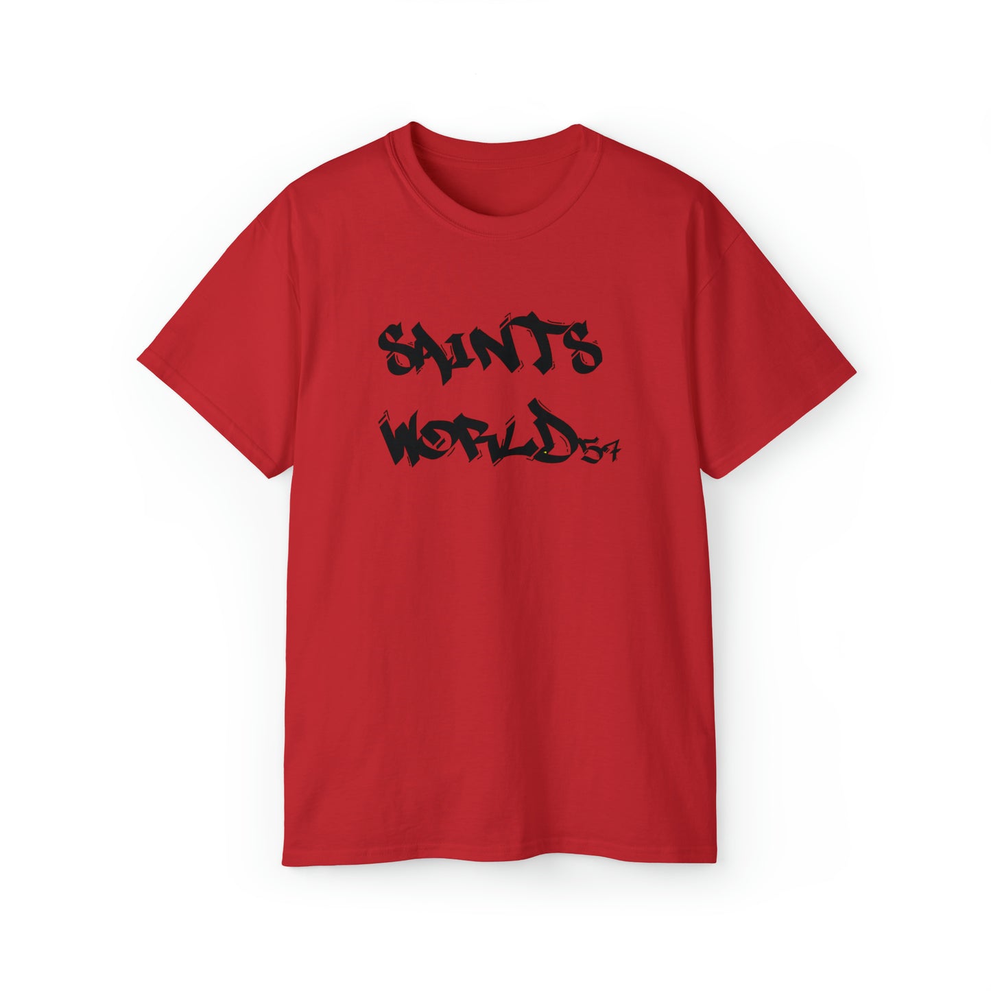 T Shirt | Saints World Logo Design