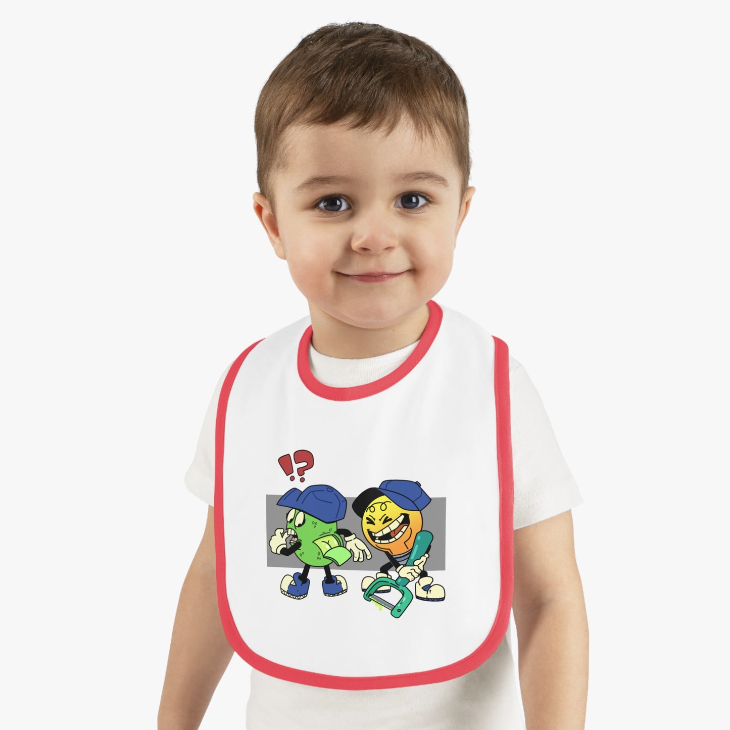 Baby Bib | Lime Peel Design