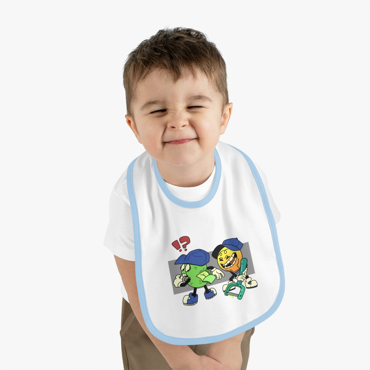 Baby Bib | Lime Peel Design