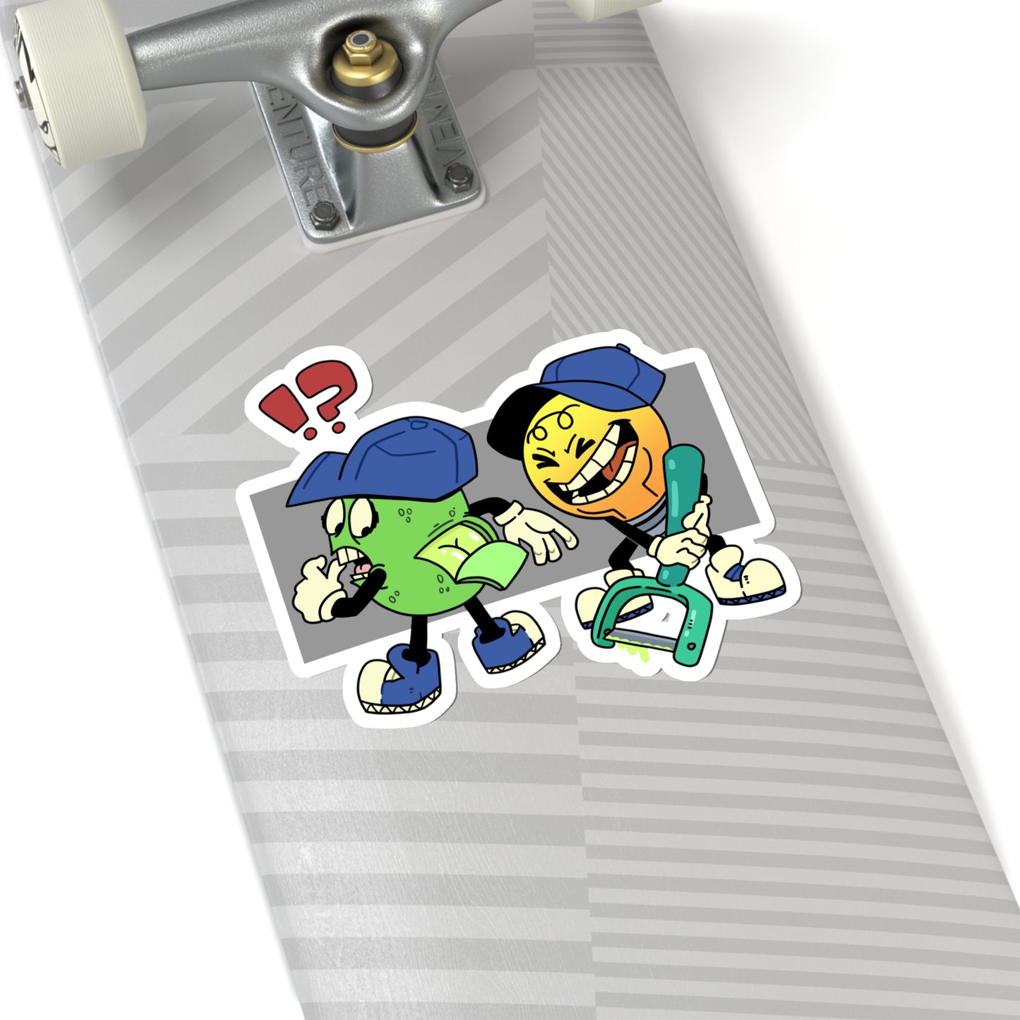 Kiss-Cut Stickers | Lime Peel Design
