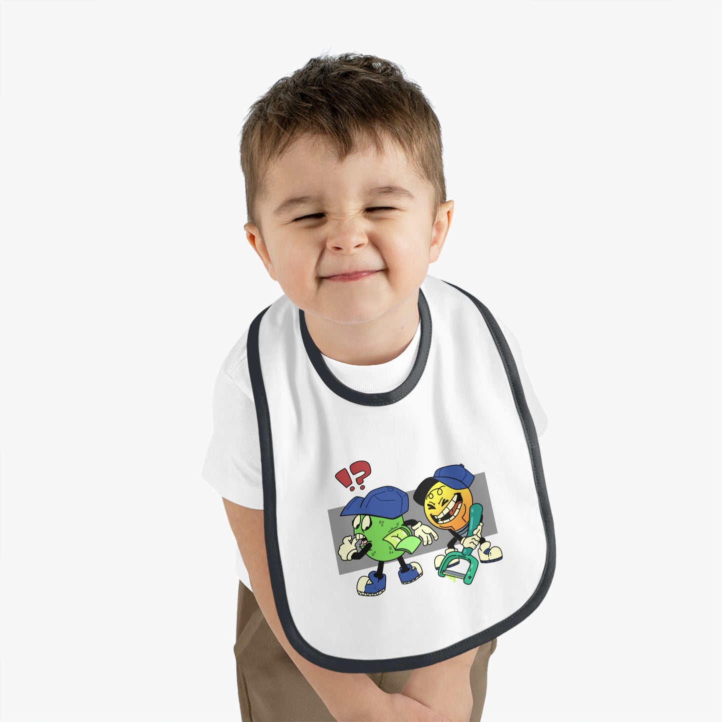 Baby Bib | Lime Peel Design