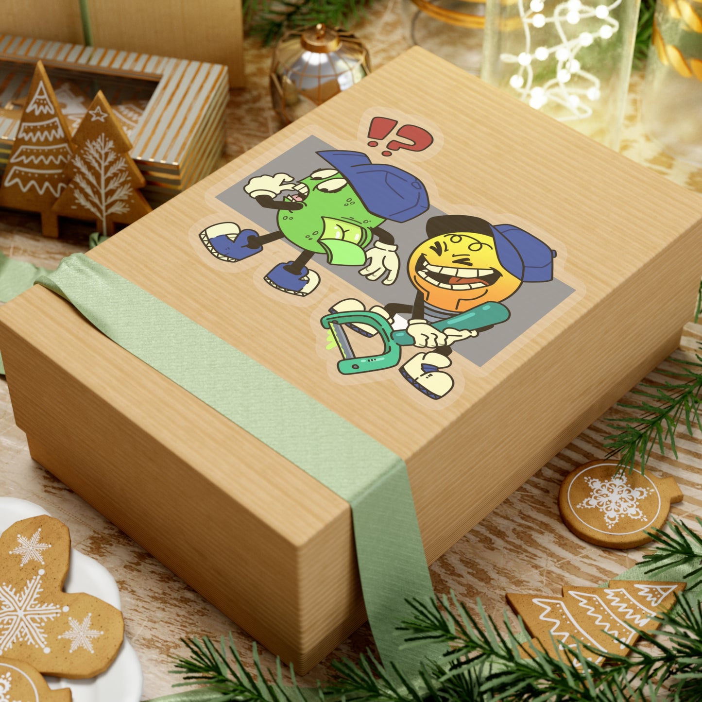 Kiss-Cut Stickers | Lime Peel Design