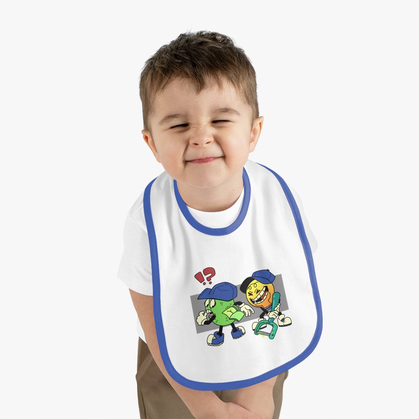 Baby Bib | Lime Peel Design