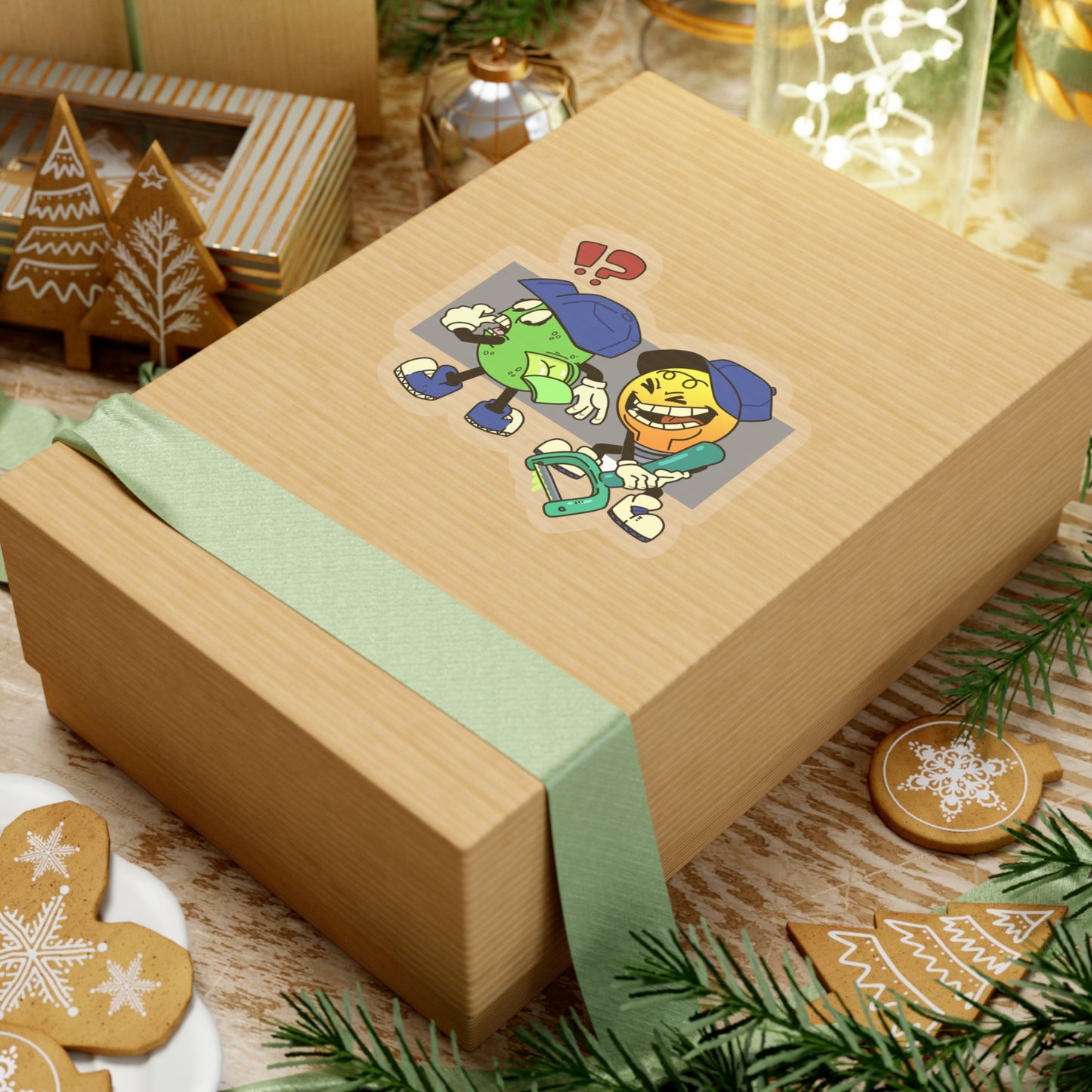 Kiss-Cut Stickers | Lime Peel Design