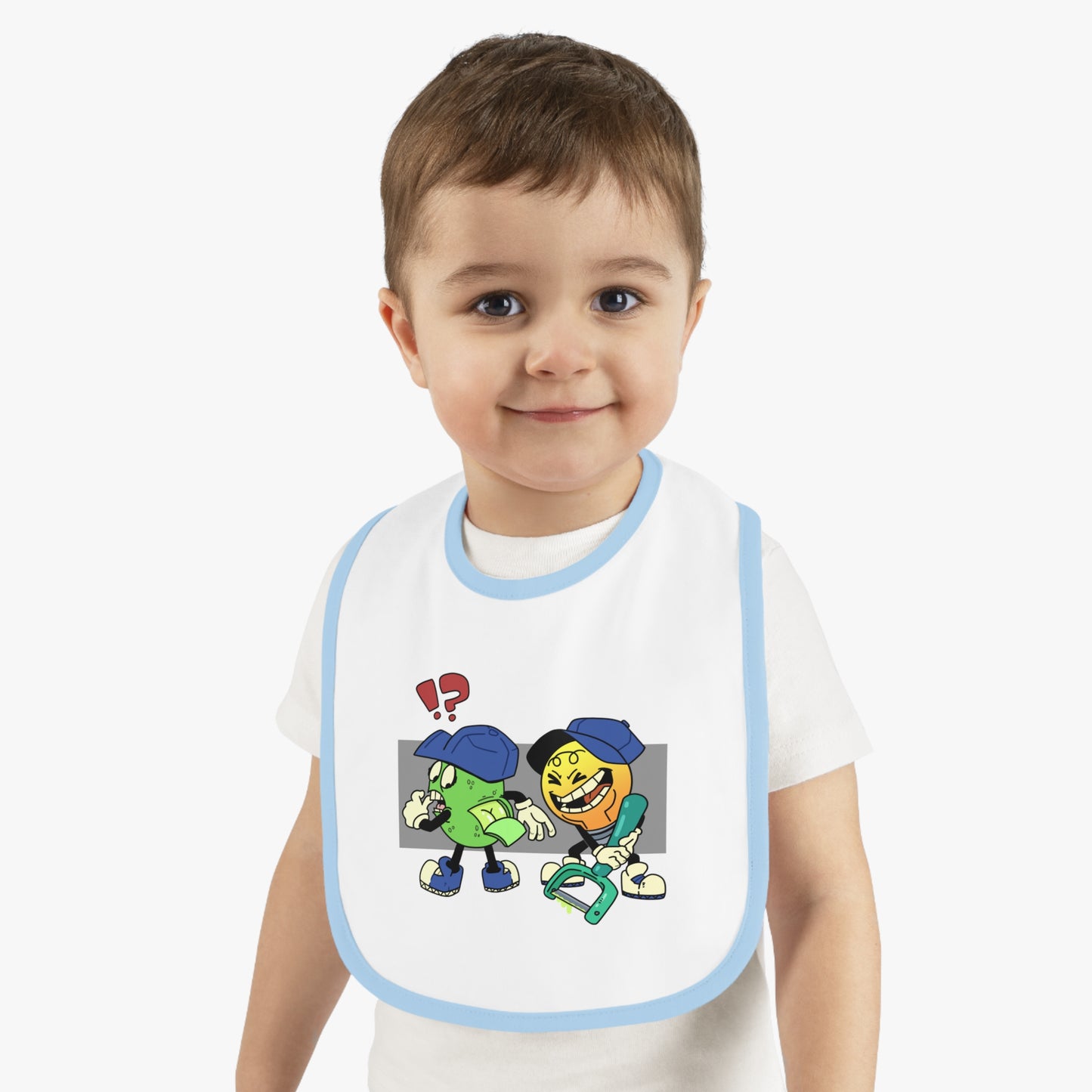 Baby Bib | Lime Peel Design