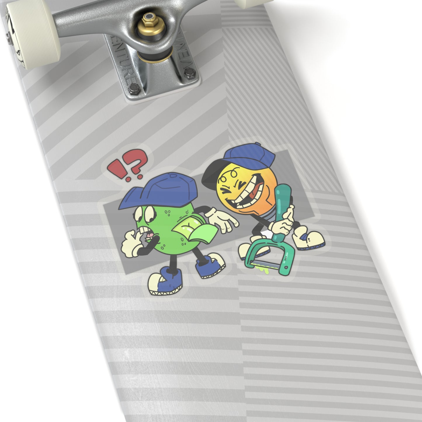 Kiss-Cut Stickers | Lime Peel Design