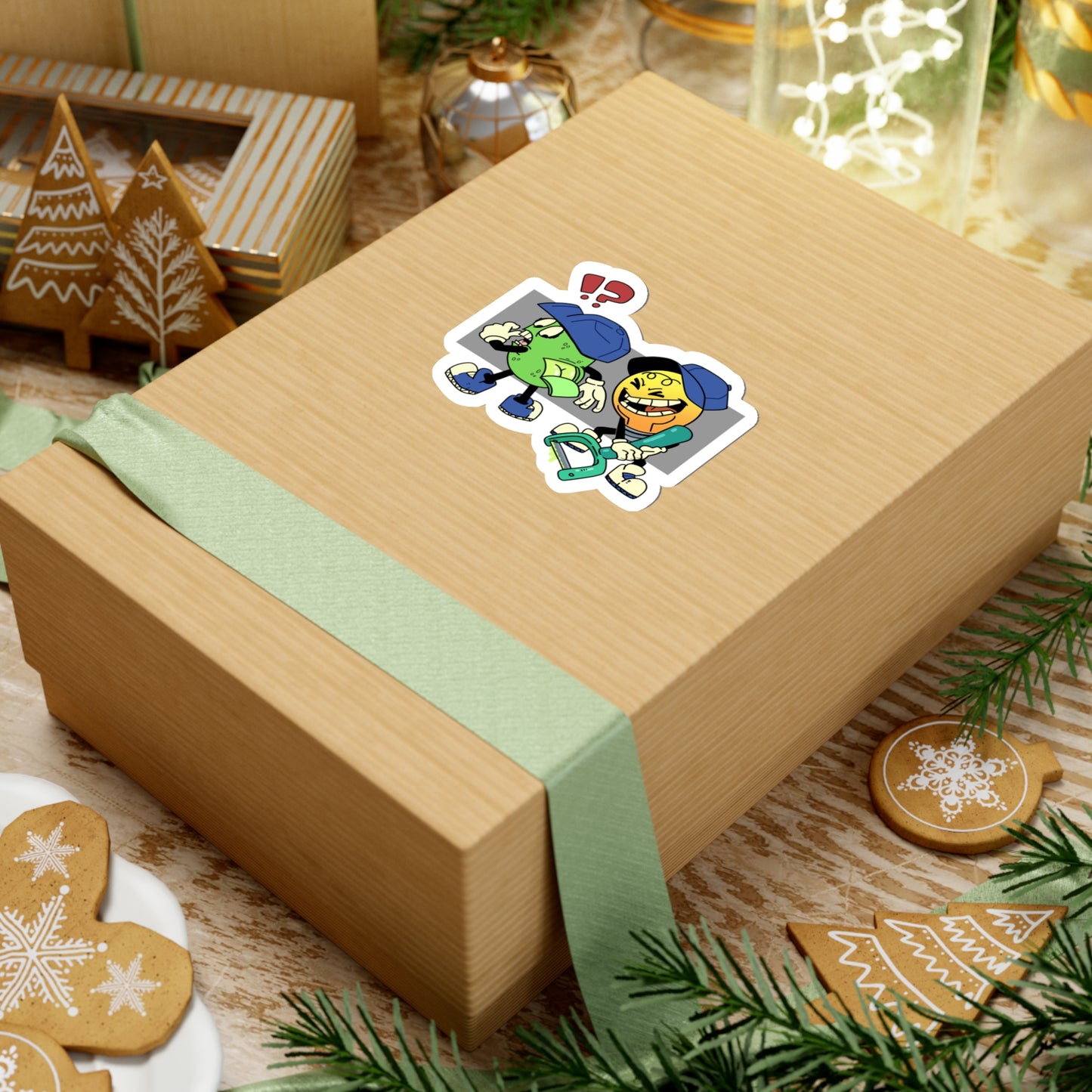 Kiss-Cut Stickers | Lime Peel Design