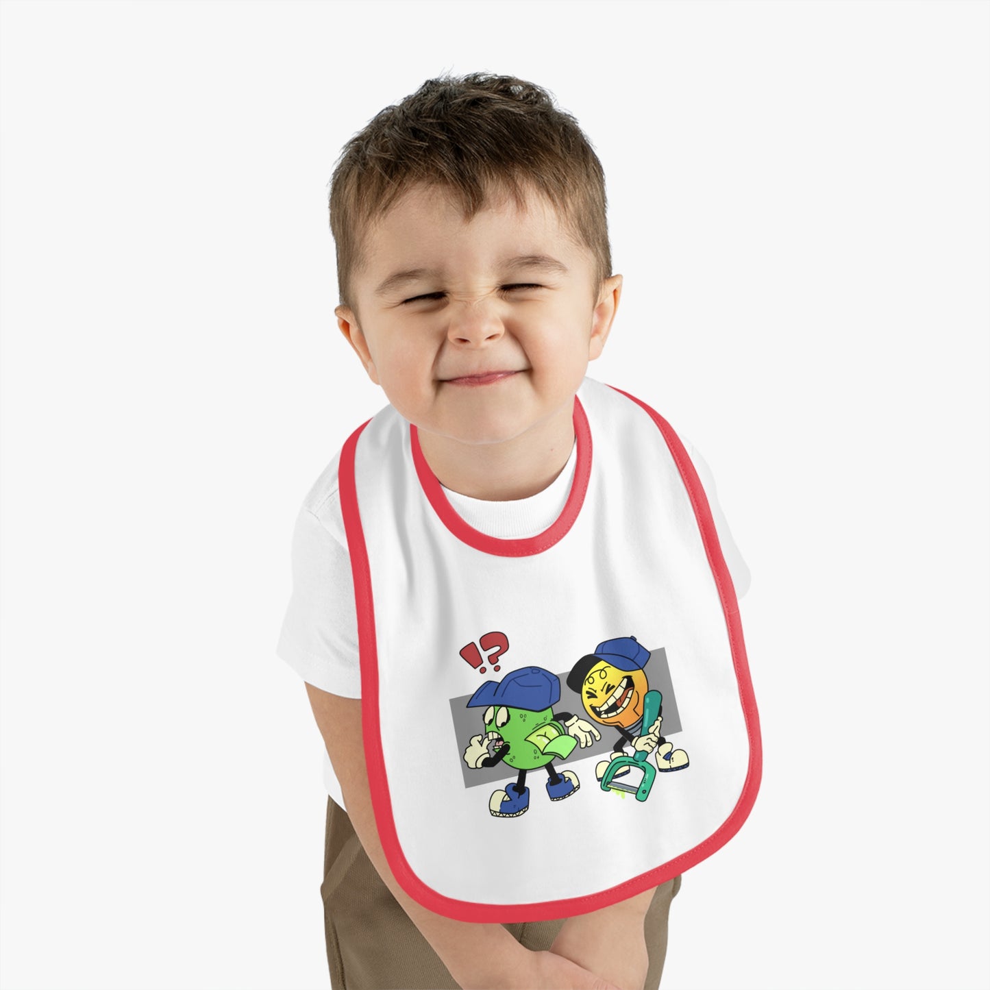 Baby Bib | Lime Peel Design