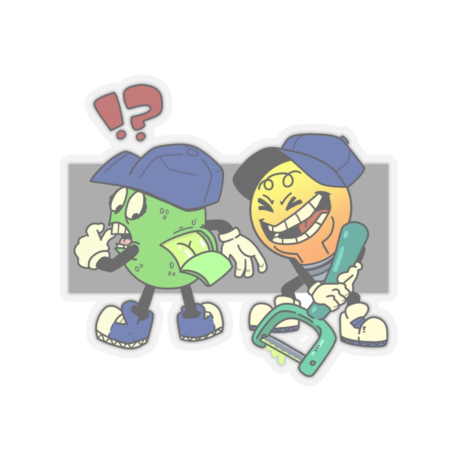 Kiss-Cut Stickers | Lime Peel Design
