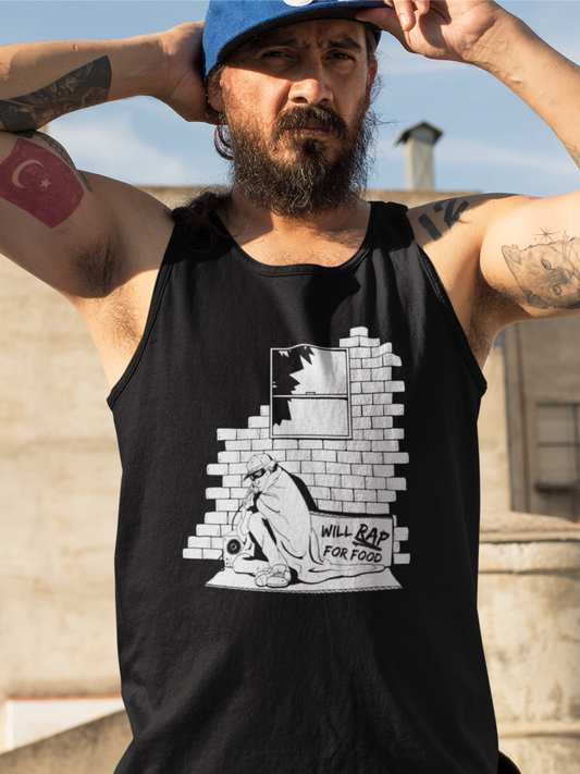 Tank Top | Will Rap For Food Design