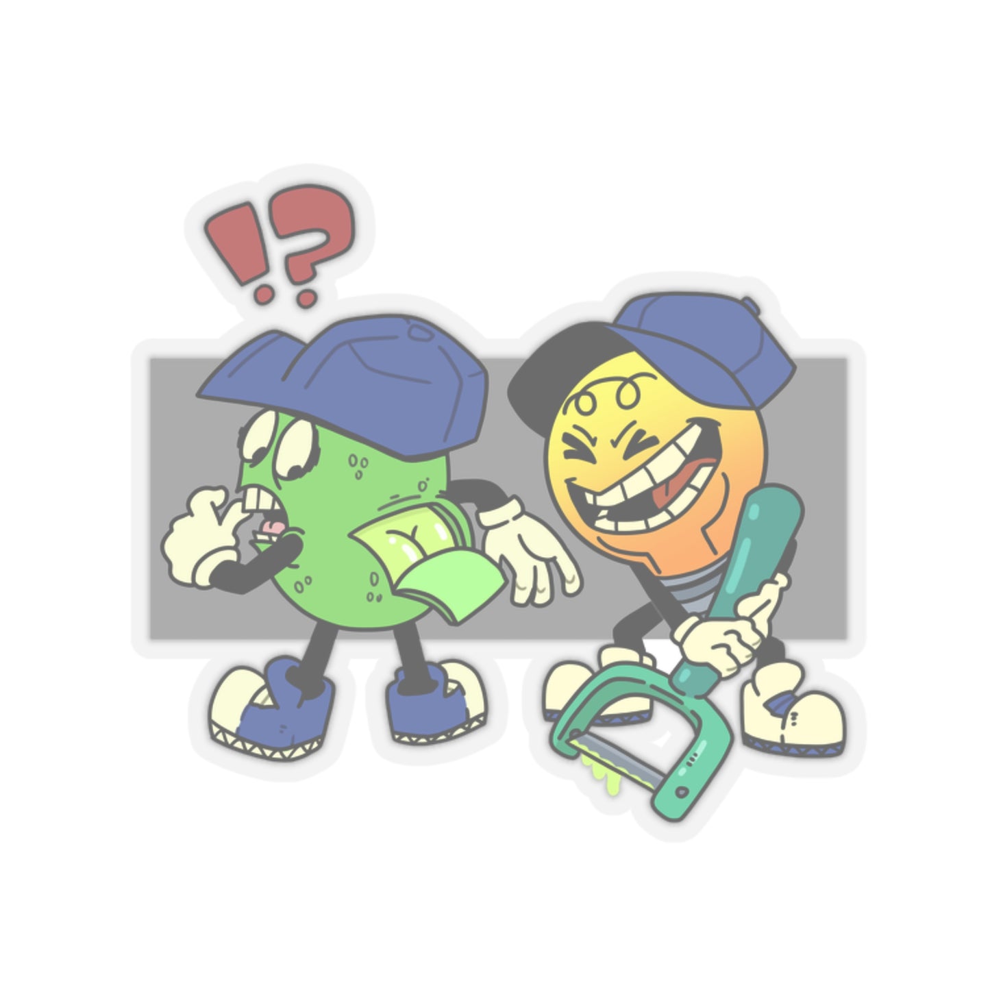 Kiss-Cut Stickers | Lime Peel Design