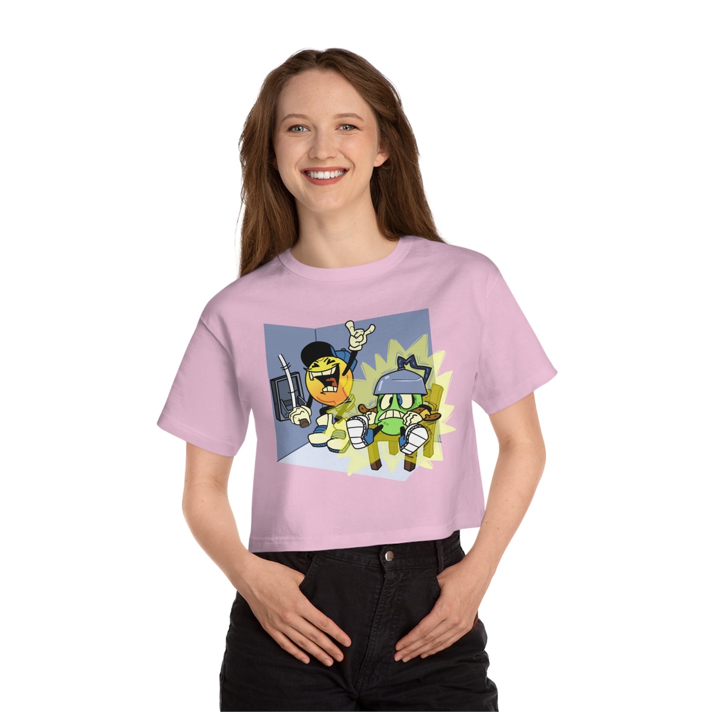 Cropped Tee | Electric Chair Design