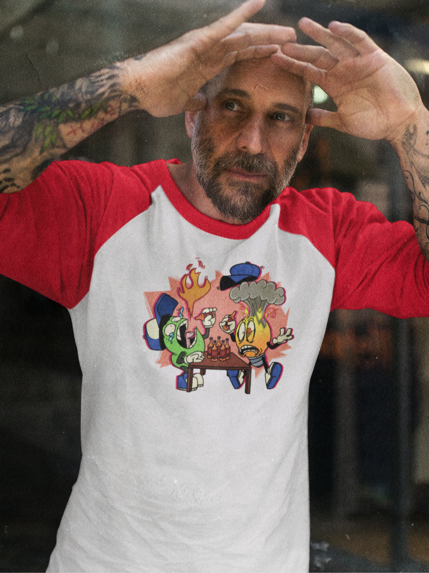 Baseball Tee | Hot Sauce Design