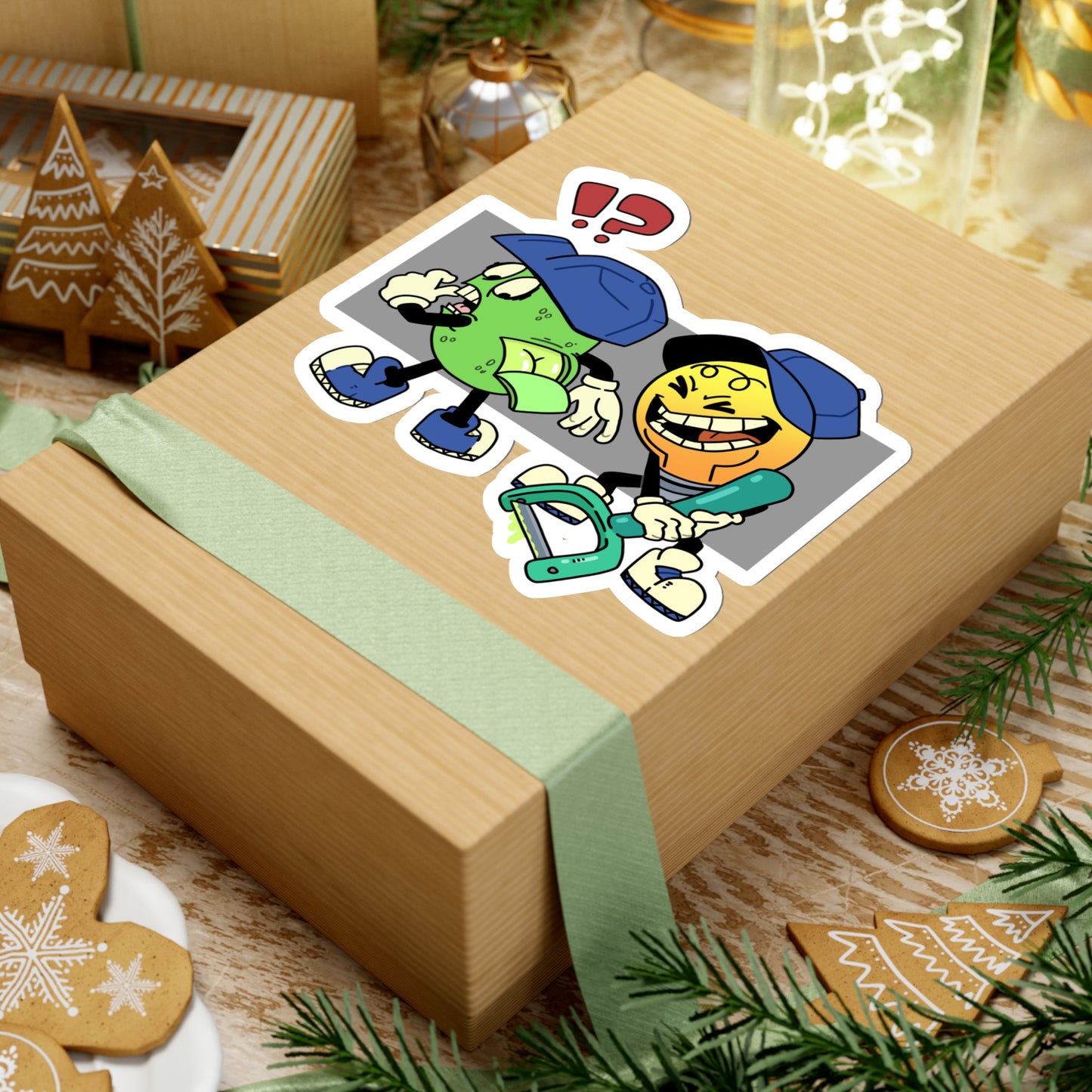 Kiss-Cut Stickers | Lime Peel Design