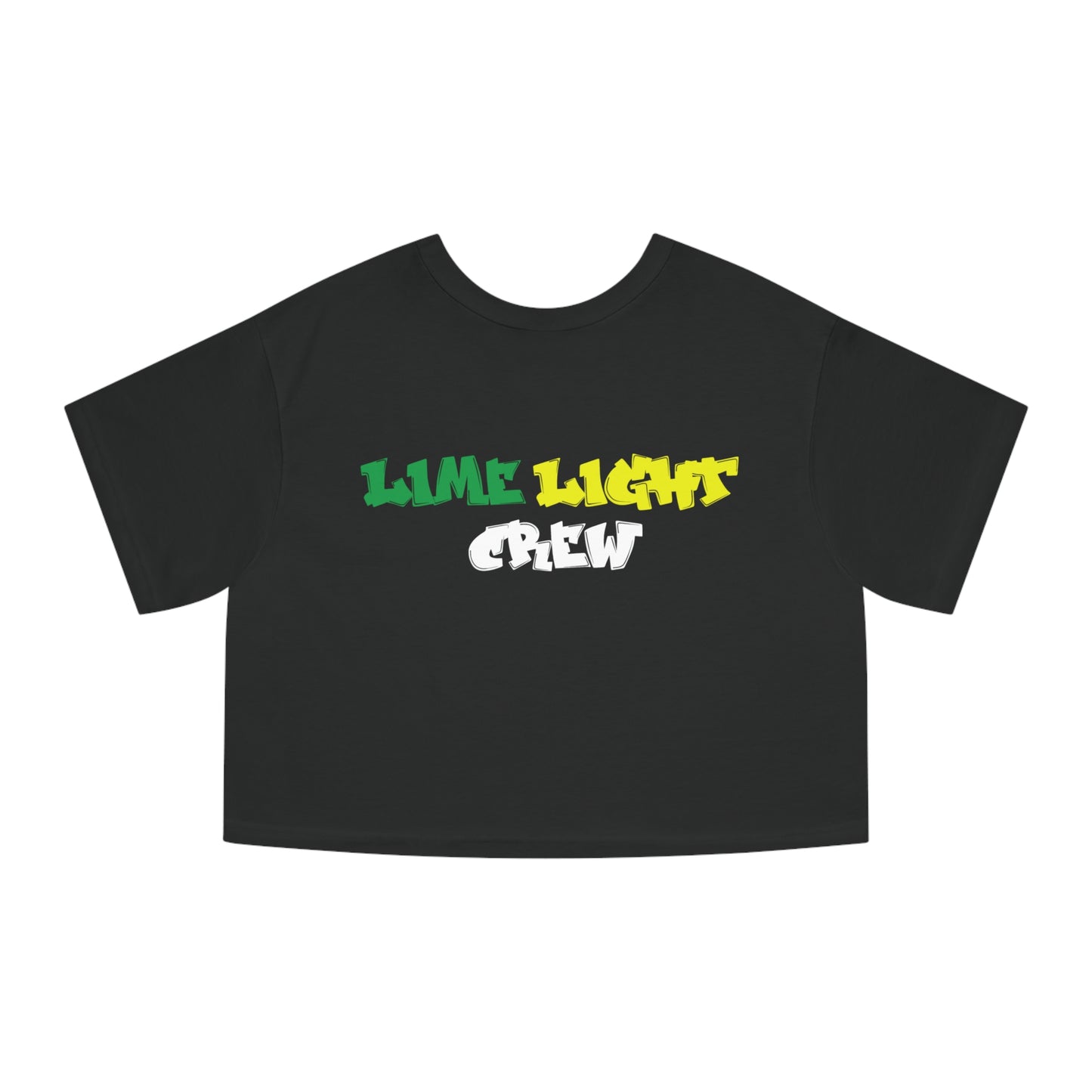 Cropped Tee | Lime Peeling Design