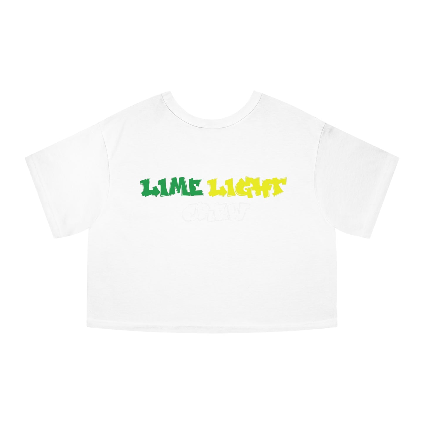Cropped Tee | Lime Peeling Design