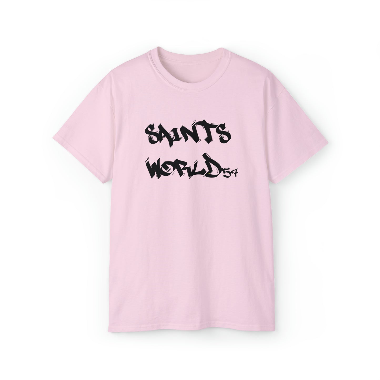 T Shirt | Saints World Logo Design