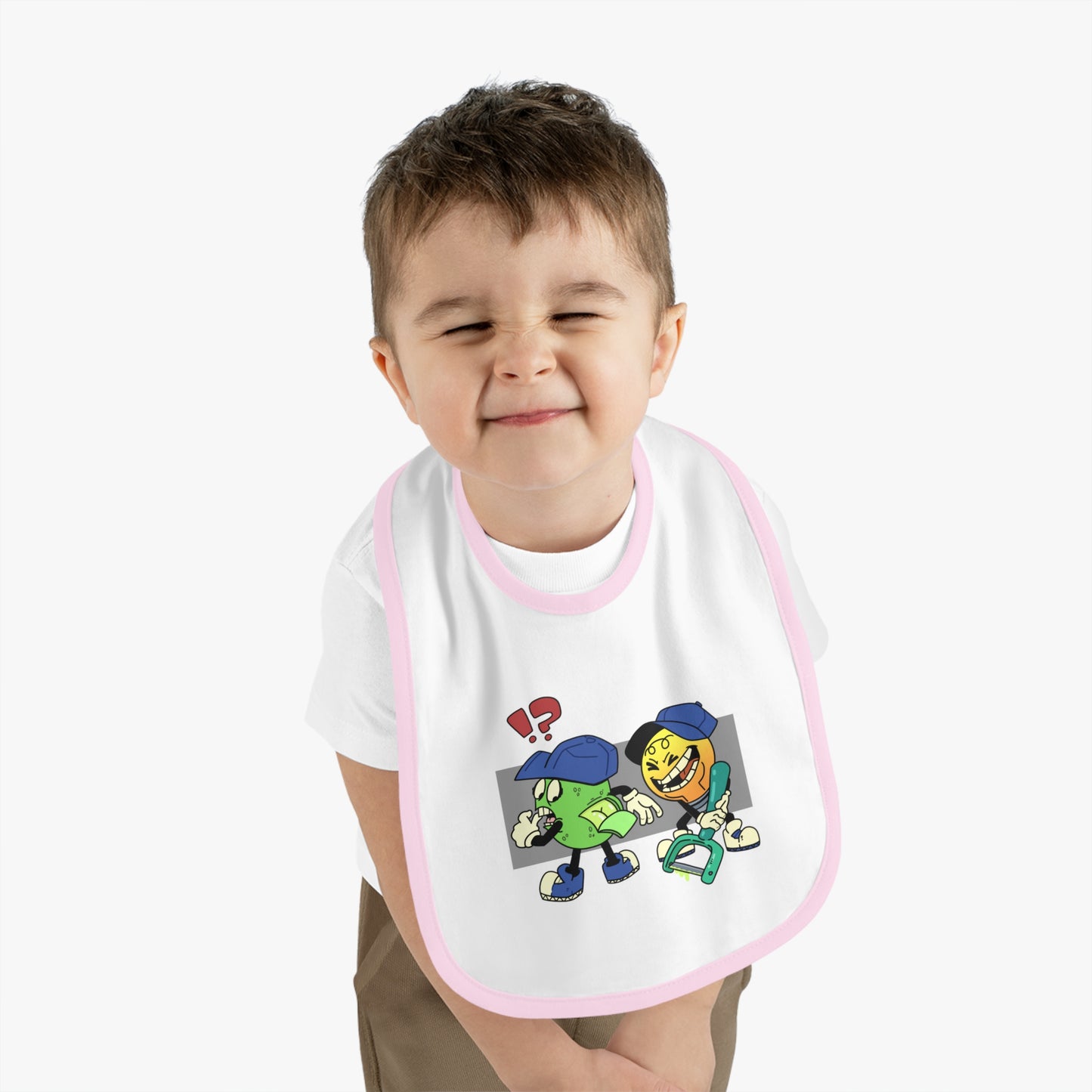 Baby Bib | Lime Peel Design