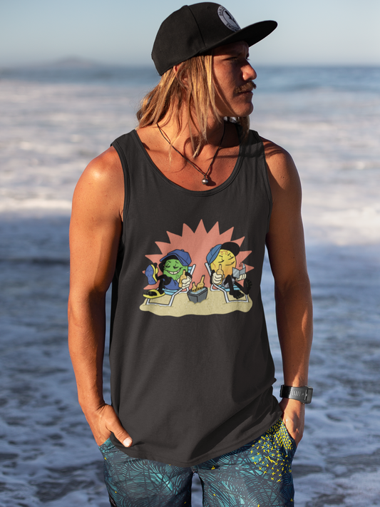 Tank Top | Feet Up Beach Design