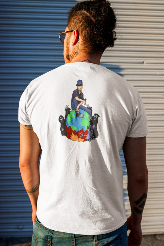 T Shirt | Saints World Logo Design