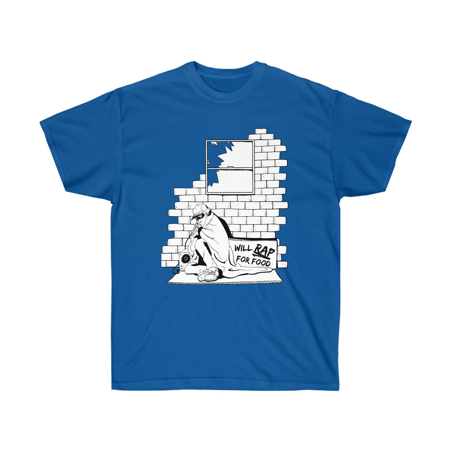 T Shirt | Will Rap For Food Design