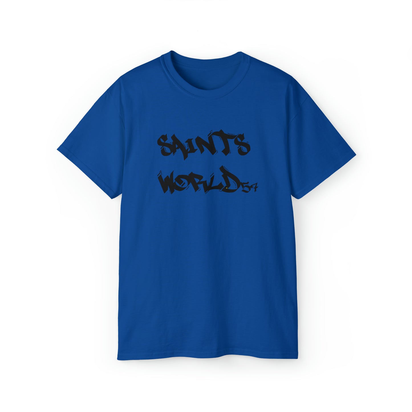 T Shirt | Saints World Logo Design