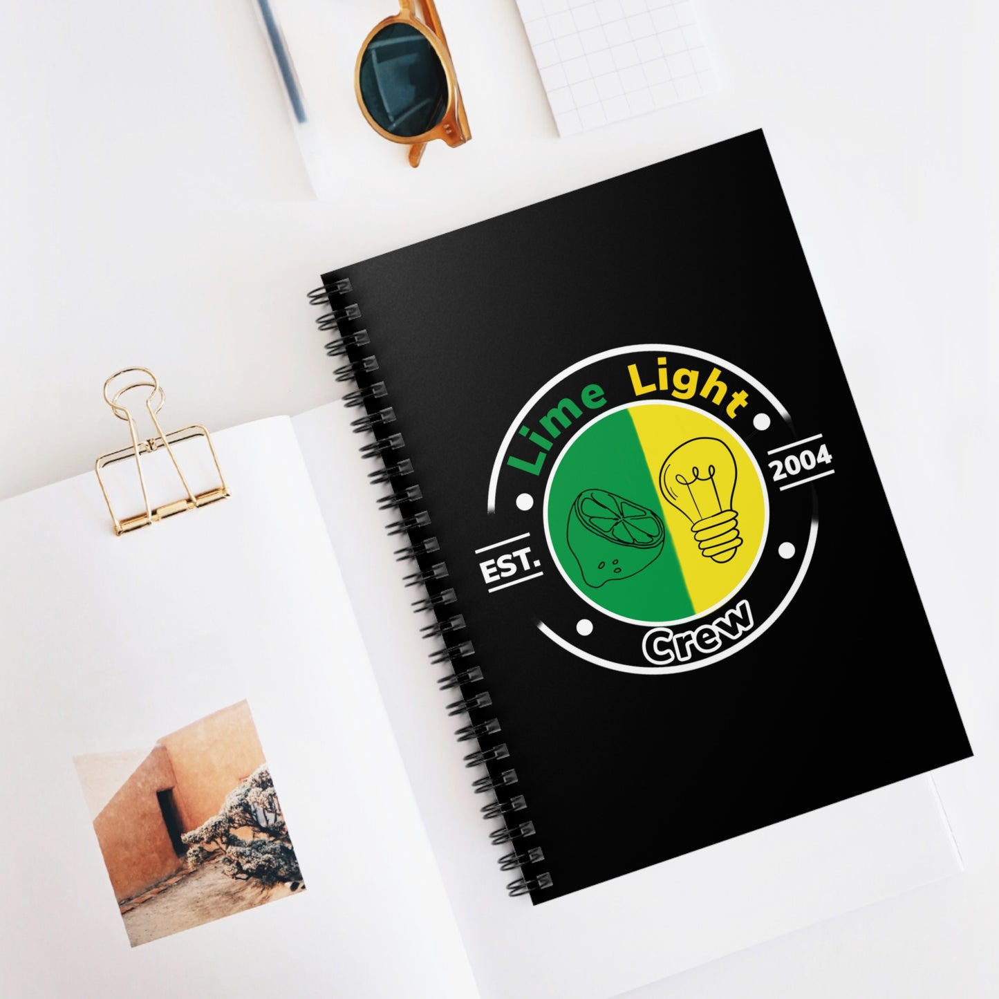 Spiral Notebook | LL Crew Circle Design