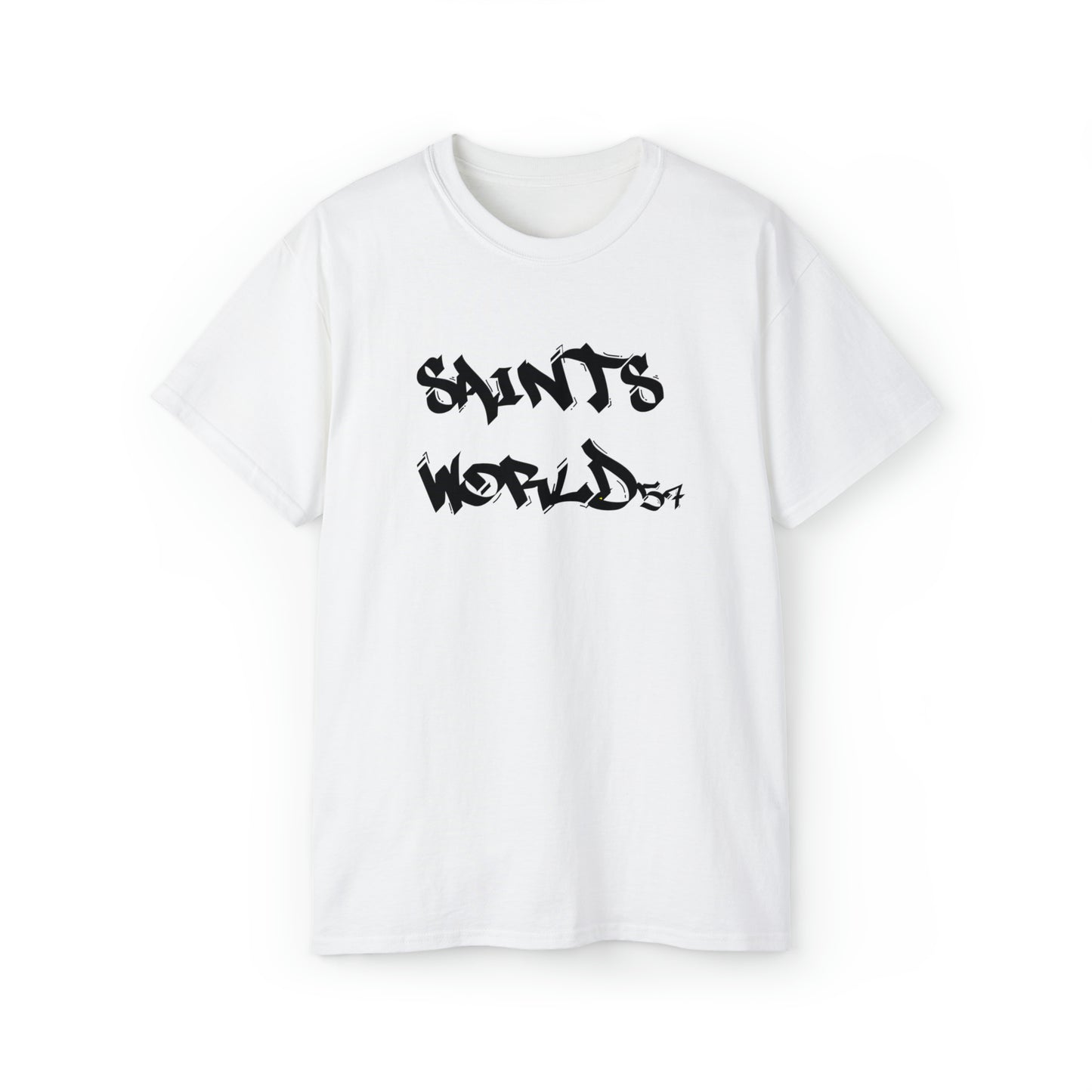 T Shirt | Saints World Logo Design