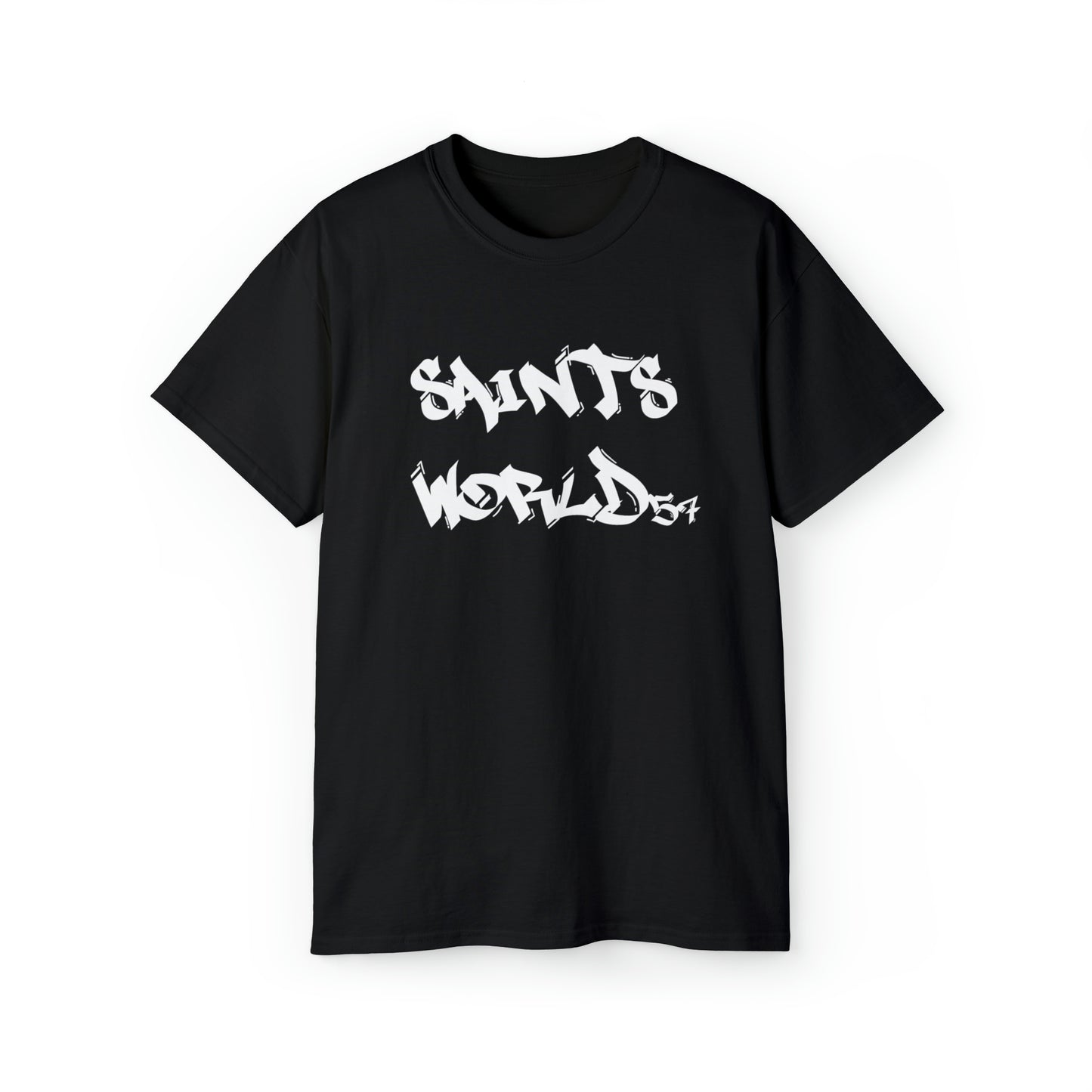 T Shirt | Saints World Logo Design